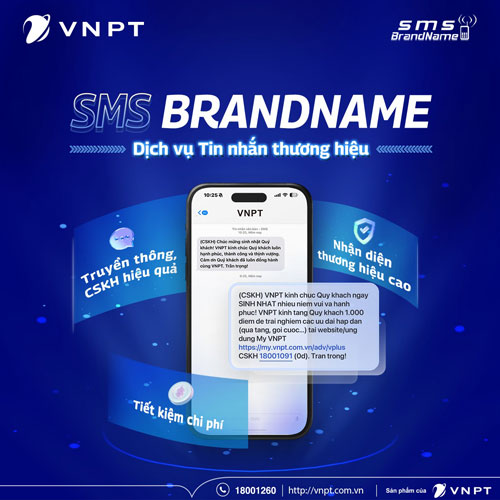 Dịch vụ tin nhắn thương hiệu sms brandname vnpt