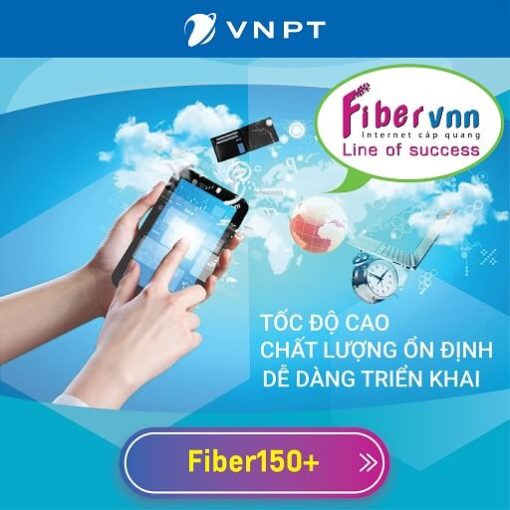 Gói Internet Cáp Quang Doanh Nghiệp VNPT Fiber150+ 150 Mbps 1+8 IP Tĩnh