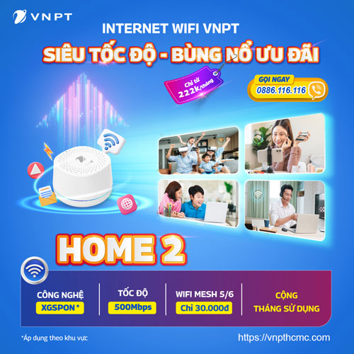 Gói internet Home 2 VNPT