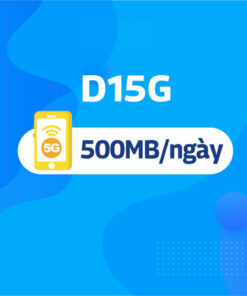 Gói 4G VinaPhone D15G 500Mbps/ngày