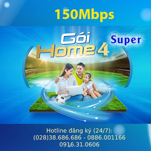 Gói internet giá rẻ vnpt Home 4 Super