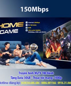 Gói internet truyền hình VNPT Home Game 150Mbps