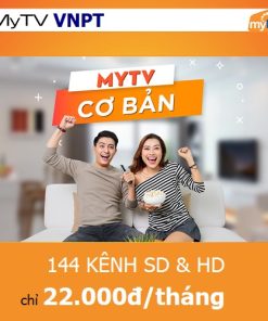Gói truyền hình Cơ Bản MyTV 144 kênh chỉ 22.000đ/tháng