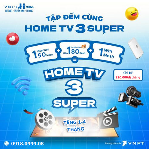 Gói Internet truyền hình VNPT 150Mbps + MyTV Nâng Cao Chỉ từ 220k/tháng