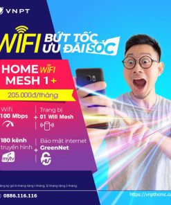 Home Wifi Mesh 1+ gói internet 100Mb + truyền hình MyTV giá siêu ưu đãi. Trang bị wifi mesh