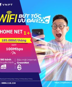 Home Net 1+ gói internet 100Mb + truyền hình MyTV giá siêu ưu đãi