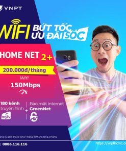 Home Net 2+ gói internet 150Mb + truyền hình MyTV giá siêu ưu đãi