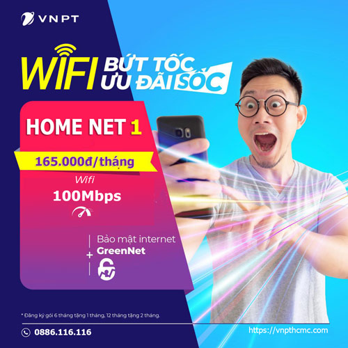 Home Net 1 gói internet VNPT giá rẻ tốc độ cao
