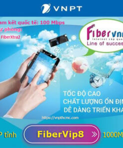 Internet VNPT cho doanh nghiệp siêu rẻ Fibervip8 1000Mbps CKQT 100Mbps