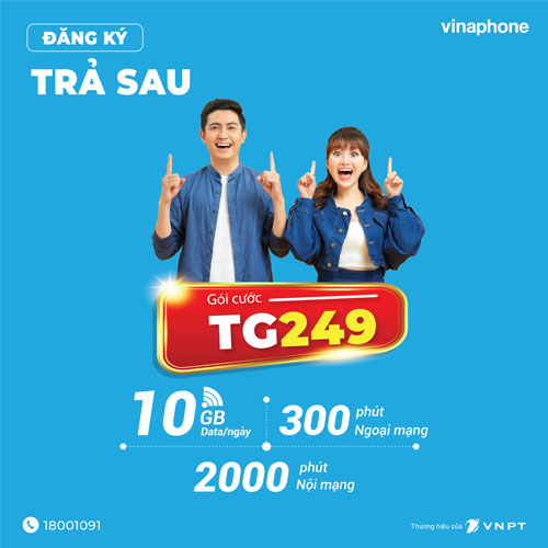 đăng ký VinaPhone trả sau thương gia 249 TG249
