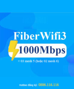 Đăng ký Fiberwifi3 VNPT gói internet tốc độ cao + thiết bị wifi mesh