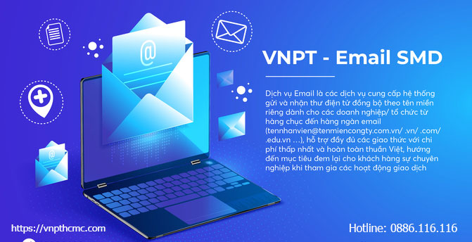 Đăng ký dịch vụ email theo tên miền VNPT SME