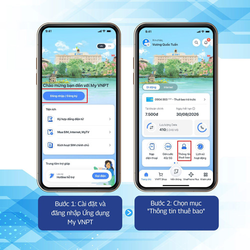 Hướng dẫn chuẩn hoá thông tin thuê bao 1