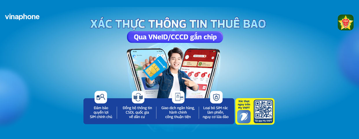 Xác thực thông tin thuê bao VinaPhone