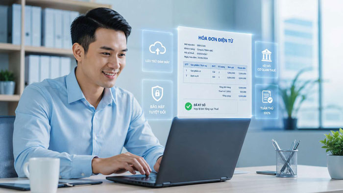 Doanh nghiệp ứng dụng hóa đơn điện tử trong quản lý kinh doanh