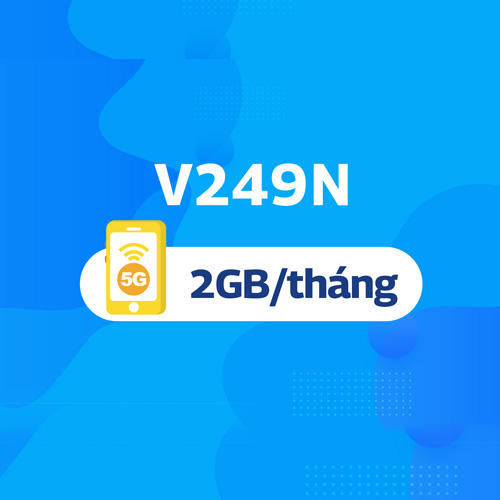 Gói V249N Vinaphone ưu đãi thoại nội ngoại mạng và 4g 2GB/tháng