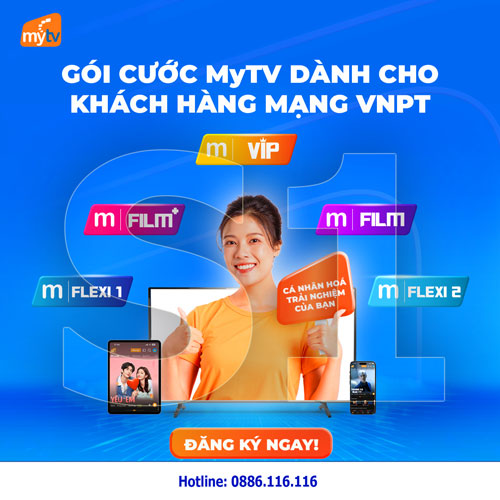 Đăng ký truyền hình MyTV gói S1